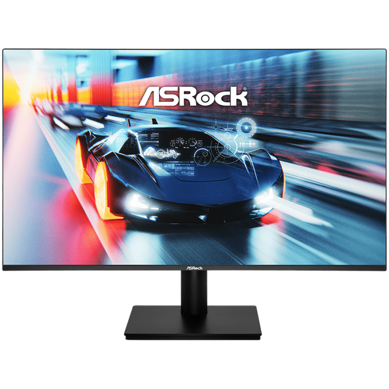 Asrock CL27FFA Gaming Монитор, 27" FHD (1920x1080) IPS, Anti-Glare, 120 Hz, 16:9, 1500:1, 300 nits, Wide 178-Degree Viewing Angles, 1ms (MPRT), Flicker-free, Tiltt Adjustment, VESA, 1x HDMI 1.4, 1x VGA, 3Y