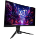 Asrock Curved Gaming Монитор, 27" QHD(2560x1440) VA, Anti-Glare, 180 Hz, 132% sRGB, 5000:1, 16:9, 300 cd/m^2, 178º/178º, 1ms