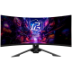 Asrock Curved Gaming Монитор, 34" WQHD(3440x1440) 1500R VA, 180 Hz, 123% sRGB, 3000:1, 550 cd/m², 178º/178º, 1ms (MPRT), Flicker-free, Height, Swivel, Tilt, 2x 2W, 2x HDMI 2.0, 2x DP 1.4, 5x USB 3.2, 1x Audio Jack (3.5mm), Wi-Fi Antenna, 3Y