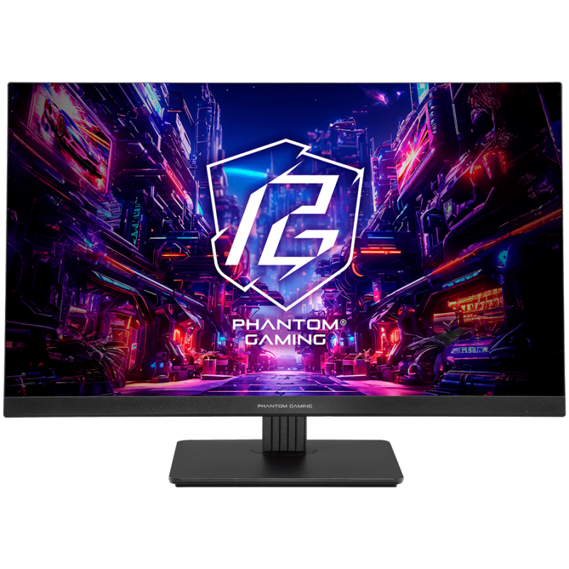Asrock Gaming Монитор, 27" FHD(1920x1080) IPS, 180 Hz, 123 sRGB, 1000:1, 450 cd/m, 178/178, 1ms (MPRT), Flicker-free, 2x 2W Speakers, 2x HDMI 2.0, 1x DP 1.2, 1x Audio Jack (3.5mm), 3Y