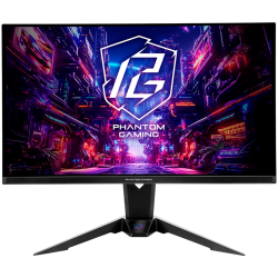 Asrock Gaming Монитор, 27" QHD(2560x1440) OLED, 360 Hz, 138 sRGB, 1 500 000:1, 16:9, 178/ 178, 0.03 ms, 250 nits, AMD FreeSync Premium pro, Height, Swivel, Tilt, 1x HDMI 2.0, 1x DP 1.4, 1x USB-C, 1x Audio (3.5mm), Wi-Fi, 3Y