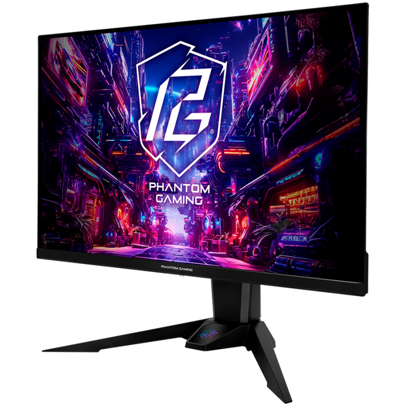 Asrock Gaming Монитор, 27" QHD(2560x1440) OLED, 360 Hz, 138 sRGB, 1 500 000:1, 16:9, 178/ 178, 0.03 ms, 250 nits, AMD FreeSync Premium pro, Height, Swivel, Tilt, 1x HDMI 2.0, 1x DP 1.4, 1x USB-C, 1x Audio (3.5mm), Wi-Fi, 3Y