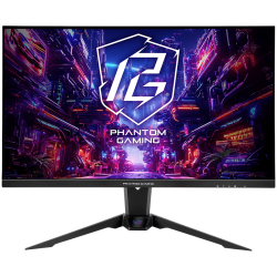 Asrock Gaming Монитор, 32" QHD(2560x1440) IPS, AG, 180 Hz, 151 sRGB, 16:9, 1000:1, 178/178, 1ms (MPRT), Flicker-free, High, Swivel and Tilt adjustment, 2x 2W Speakers, 2x HDMI 2.0, 1x DP 1.4, 1x Audio Jack (3.5mm), 3Y