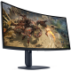 DELL Alienware 34 Curved Gaming Монитор AW3425DWM, 34" WQHD 3440x1440 at 180Hz, 21:9, 95% DCI-P3 (CIE 1976), 1 ms, 400 cd/m2(peak), 3000:1, 1.07 billion colours, 178/178, 2xHDMI, DP 1.4, USB 5Gbps Type-A,1 USB 5Gbps Type-B, Height, tilt, VESA