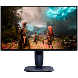 Dell Alienware 27 4K QD-OLED Gaming Монитор - AW2725Q 26.7" 4K UHD 3840x2160 240Hz, 99% DCI-P3 (CIE 1976), 166 PPI, 16:9, AR, 250cd/m2, 1000cd/m2, 1500000:1, 178/178, 0.03ms GTG, DP, HDMI, USB, USB-C, Height, Swivel, Tilt, Pivot