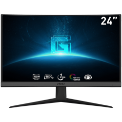 MSI G24C6 E2 Curved Gaming Монитор, 24" 180Hz, FHD (1920x1080) 16:9, VA Anti-glare, 1ms, 1500R curve, 250nits, 3000:1, 178°/178°, Adaptive-Sync, Adjustable Stand, 1x DP, 2x HDMI, 1xEarphone out, 3Y Warranty