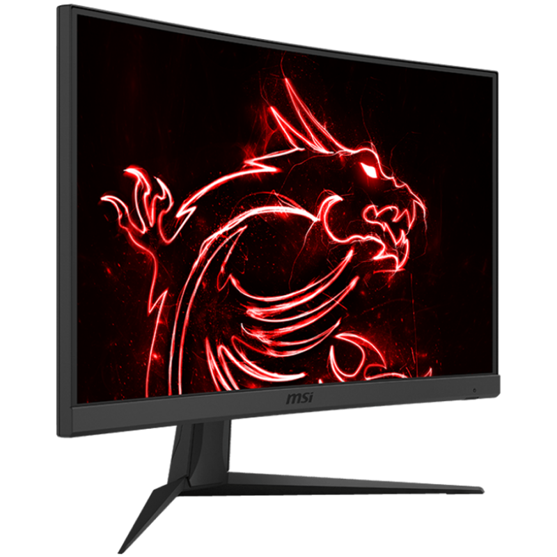 MSI G24C6 E2 Curved Gaming Монитор, 24" 180Hz, FHD (1920x1080) 16:9, VA Anti-glare, 1ms, 1500R curve, 250nits, 3000:1, 178°/178°