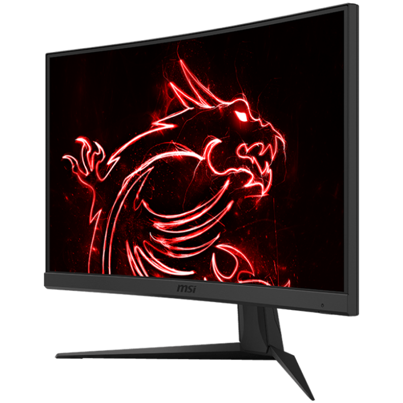 MSI G24C6 E2 Curved Gaming Монитор, 24" 180Hz, FHD (1920x1080) 16:9, VA Anti-glare, 1ms, 1500R curve, 250nits, 3000:1, 178°/178°