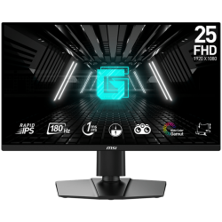 MSI G255PF E2 Gaming Монитор, 24.5"" 180Hz, FHD (1920x1080) 16:9, Rapid IPS Anti-glare, 1ms, 300nits, 1000:1, 178°/178°, AMD FreeSync, Adjustable Stand, 1x DP, 2x HDMI, 3Y Warranty