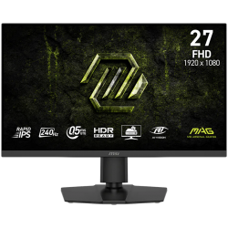 MSI MAG 272PF X24 Gaming Монитор, 27" 240Hz, FHD (1920x1080) 16:9, Rapid IPS, 0.5ms, 300nits, 1000:1, 178/178, AMD FreeSync Premium, HDR Ready, Adjustable stand, Speakers, 1x DP, 2x HDMI, 1x Headphone out, 3Y Warranty