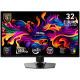 MSI MAG 322UP QD-OLED E16 Gaming Монитор, 31.5" 165Hz, UHD (3840x2160) 16:9, QD-OLED Anti-Reflection, 0.03ms, 250nits, 1500000:1, 178/178, G-SYNC Compatible, DisplayHDR True Black 400, Adjustable Stand, 1x DP, 2x HDMI, 1xType-C, 1xHeadphone out, 3Y