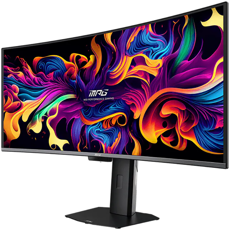 MSI MPG 341CQR QD-OLED X36 Gaming Монитор, 34" 360Hz, UWQHD (3440x1440) 21:9, Tandem QD-OLED, 1800R, 0.03ms, 300nits, 1500000:1, 178/178, G-SYNC Compatible, AMD FreeSync Premium Pro, DisplayHDR True Black 500, Adj. Stand, 1xDP, 2xHDMI, 1xType-C, 3Y