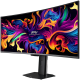 MSI MPG 341CQR QD-OLED X36 Gaming Монитор, 34" 360Hz, UWQHD (3440x1440) 21:9, Tandem QD-OLED, 1800R, 0.03ms, 300nits, 1500000:1, 178/178, G-SYNC Compatible, AMD FreeSync Premium Pro, DisplayHDR True Black 500, Adj. Stand, 1xDP, 2xHDMI, 1xType-C, 3Y