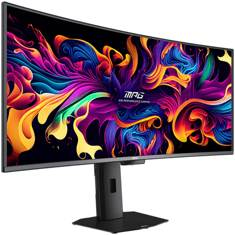 MSI MPG 341CQR QD-OLED X36 Gaming Монитор, 34" 360Hz, UWQHD (3440x1440) 21:9, Tandem QD-OLED, 1800R, 0.03ms, 300nits, 1500000:1, 178/178, G-SYNC Compatible, AMD FreeSync Premium Pro, DisplayHDR True Black 500, Adj. Stand, 1xDP, 2xHDMI, 1xType-C, 3Y