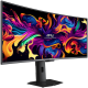 MSI MPG 341CQR QD-OLED X36 Gaming Монитор, 34" 360Hz, UWQHD (3440x1440) 21:9, Tandem QD-OLED, 1800R, 0.03ms, 300nits, 1500000:1, 178/178, G-SYNC Compatible, AMD FreeSync Premium Pro, DisplayHDR True Black 500, Adj. Stand, 1xDP, 2xHDMI, 1xType-C, 3Y