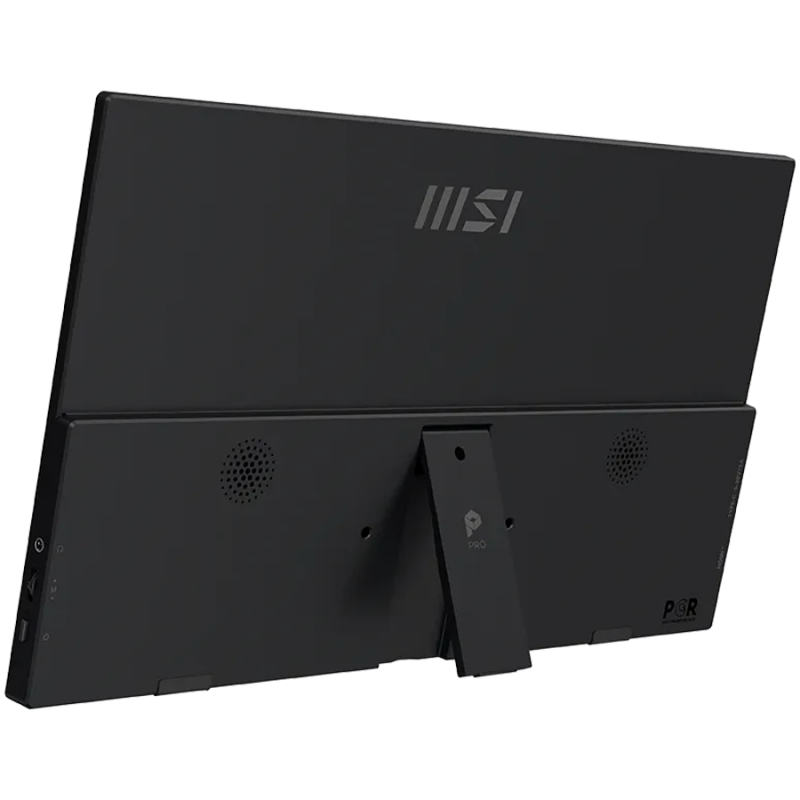 MSI PRO MP165 E6 Professional Business Portable Монитор, 15.6" 60Hz, FHD (1920x1080) 16:9, IPS Anti-glare, 4ms, 250nits, 1000:1, 178/178, Tilt, Speakers, 2x Type-C, 1x HDMI, 3Y Warranty
