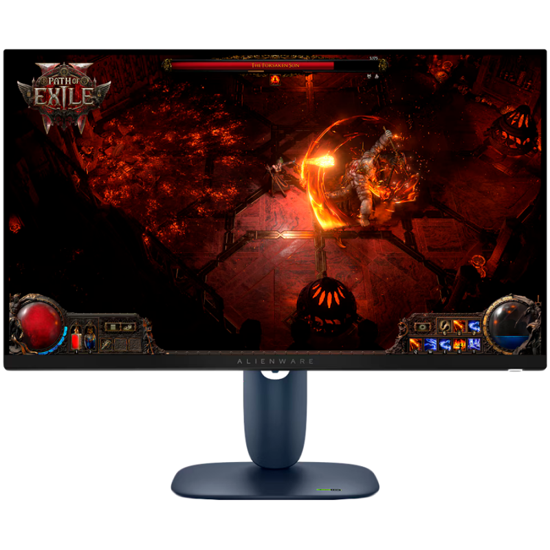 Монитор LED Alienware AW2725DM 27" 2560x1440, QHD, 180Hz, Fast IPS AG, 16:9, 1000:1, 400 cd/m2, 2ms/1ms, 178/178, 95% DCI-P3, DP 1.4, 2xHDMI 2.1, 1xUSB-B, 2xUSB-A, Flicker-free, Tilt, Swivel, Pivot, Height Adjust (11cm), G-SYNC, FS Pr. HDR400, 3Y