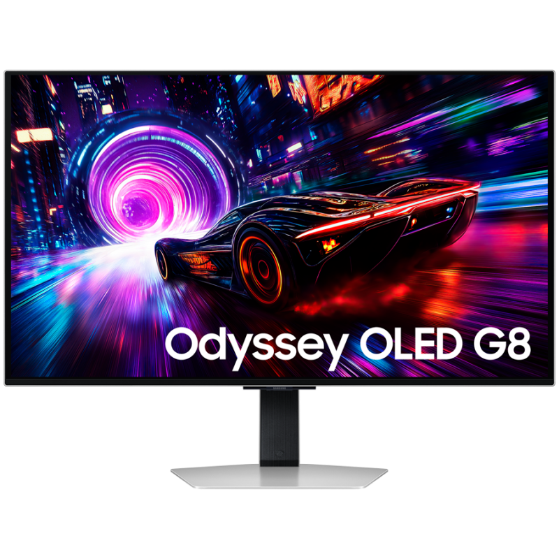 Монитор LED Samsung LS32FG810SUXEN Odyssey Oled G8 G81SF, 32" UHD Flat 16:9 (3840x2160) 240Hz, 260 cd/m2, 1m:1, HDR10+, 1ms (GTG), 178/178, FreeSync PP, 1xDP 2xHDMI, 2xUSB 3.2 , 3.5 Jack, Tilt/Pivot/Swivel/HeightAdj, 2Y