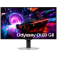 Монитор LED Samsung LS32FG810SUXEN Odyssey Oled G8 G81SF, 32" UHD Flat 16:9 (3840x2160) 240Hz, 260 cd/m2, 1m:1, HDR10+, 1ms (GTG), 178/178, FreeSync PP, 1xDP 2xHDMI, 2xUSB 3.2 , 3.5 Jack, Tilt/Pivot/Swivel/HeightAdj, 2Y