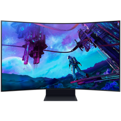 Монитор LED Samsung LS55CG970NUXDU Odyssey G97NC, 55" UHD Curved 1000R 16:9 (3840x2160) VA 165Hz, 600 cd/㎡, 1m:1, HDR 10 +, 1ms (GTG), 178/178, FS, 1xDP 3xHDMI, 2xUSB 2.0, 60W 2.2.2Ch, 3.5 Jack, Tilt/Pivot/Swivel/HeightAdj (300mm), Remote, 2Y