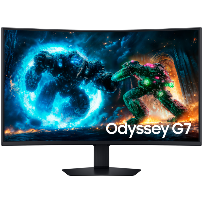 Монитор LED Samsung Odyssey G7 LS37FG750EUXEN 37", 3840x2160, UHD, 165Hz, VA AG, 16:9, 3000:1, 600 cd/m2 HDR600, 1ms, 178/178, 95% DCI-P3, DP, 2xHDMI, 2xUSB-A, Flicker-free, Tilt, Height Adjust, VESA 200x200, CoreSync Lighting, 2Y