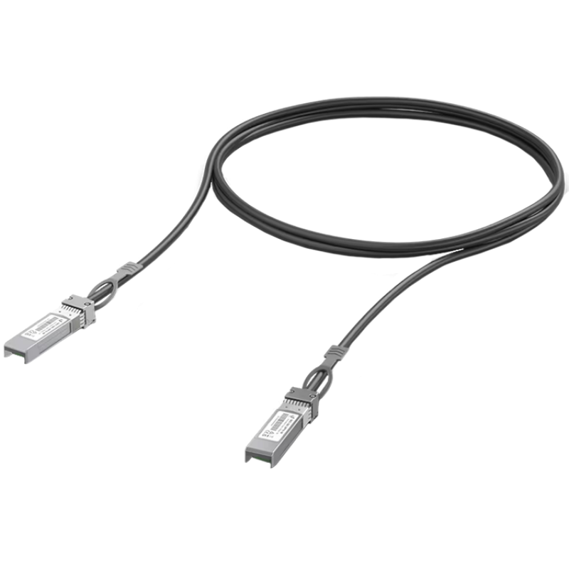 Ubiquiti cab;e UACC-DAC-SFP10-1M SFP+ direct attach cable available in multiple lengths., UACC-DAC-SFP10-1M