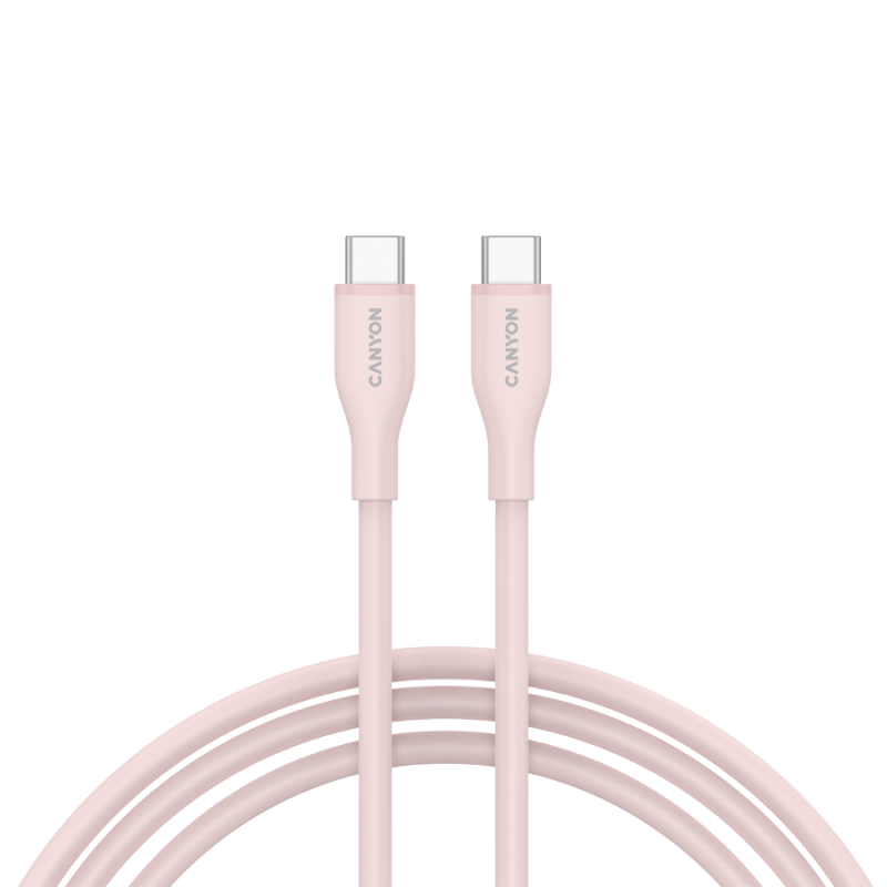 CANYON cable CC60SC10 C-C 60W 1m Silicon Pink Sand, CNS-CC60SC10PS