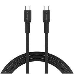 CANYON cable OnWire 60CL C-C 60W COLOR Braided 1m Black