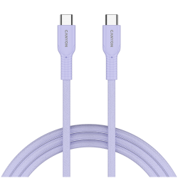 CANYON cable OnWire 60CL C-C 60W COLOR Braided 1m Purple