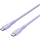 CANYON cable OnWire 60CL C-C 60W COLOR Braided 1m Purple, CND-CCAP60AB10PU