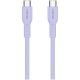 CANYON cable OnWire 60CL C-C 60W COLOR Braided 1m Purple, CND-CCAP60AB10PU