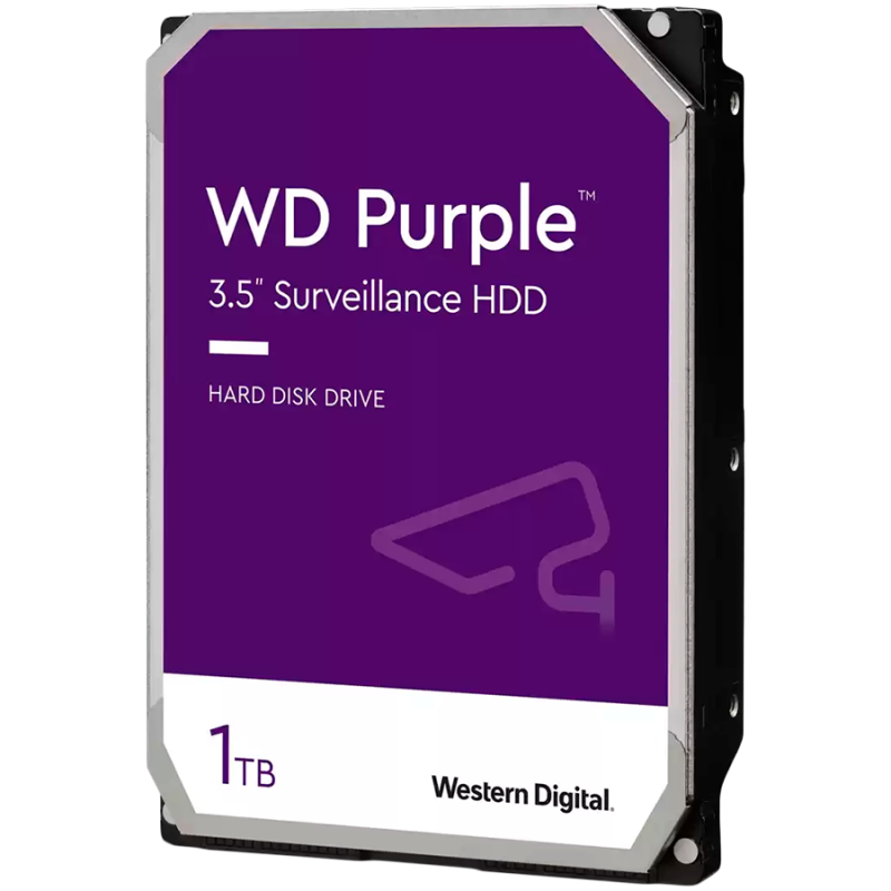 HDD AV WD Purple (3.5'', 1TB, 64MB, 5400 RPM, SATA 6 Gb/s), WD11PURZ
