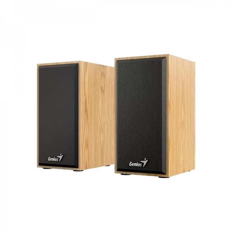 Genius тонколони Speakers 2.0 - SP-HF180 - 6W, USB, Pine Wood