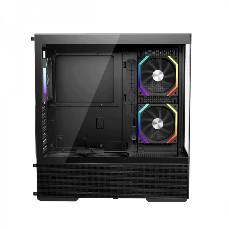 1stPlayer Кутия Case ATX - Crystal Vision CV7 Black - 5 x 120 mm included