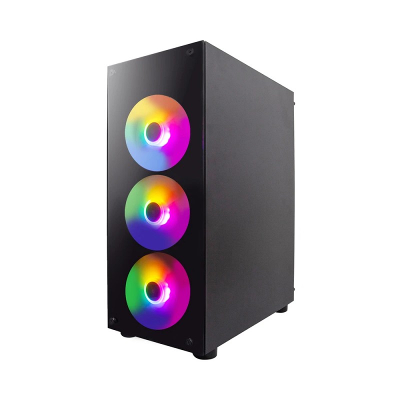 1stPlayer Кутия Case ATX - Fire Dancing V3-B RGB - 4 fans included, V3-B-4F1
