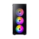 1stPlayer Кутия Case ATX - Fire Dancing V3-B RGB - 4 fans included, V3-B-4F1