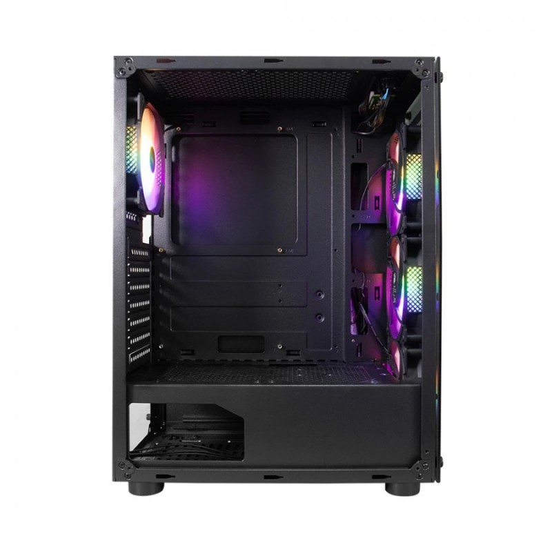 1stPlayer Кутия Case ATX - Fire Dancing V3-B RGB - 4 fans included, V3-B-4F1
