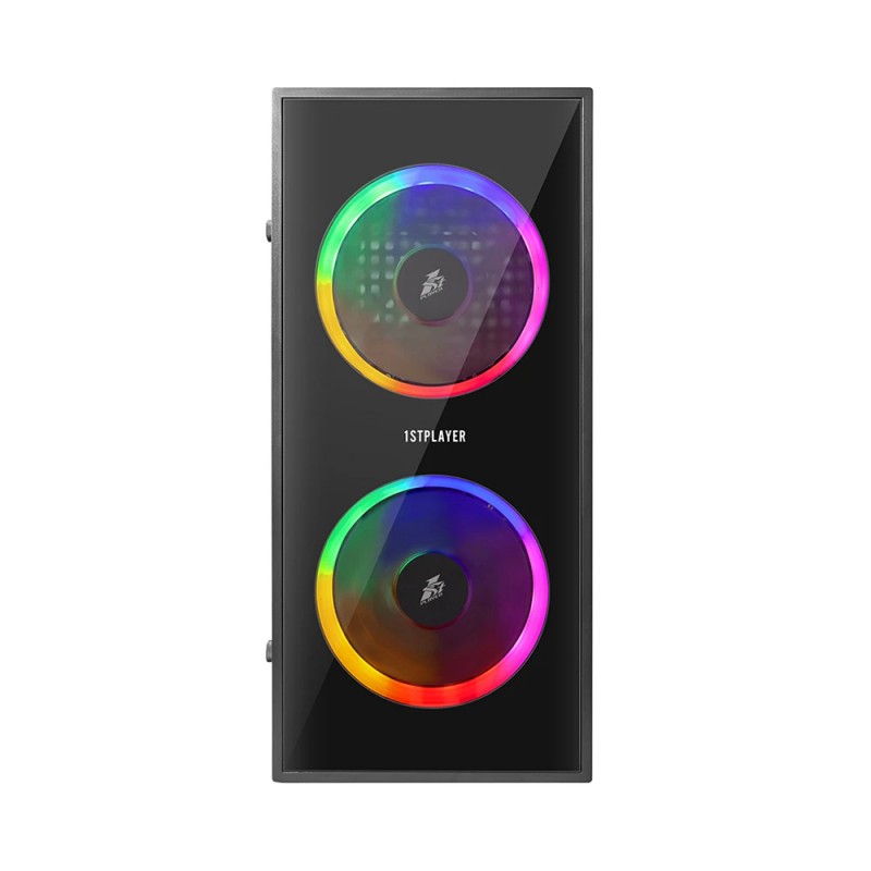 1stPlayer компютърна кутия Gaming Case mATX - X1 RGB - 3 Fans included, X1-3F1