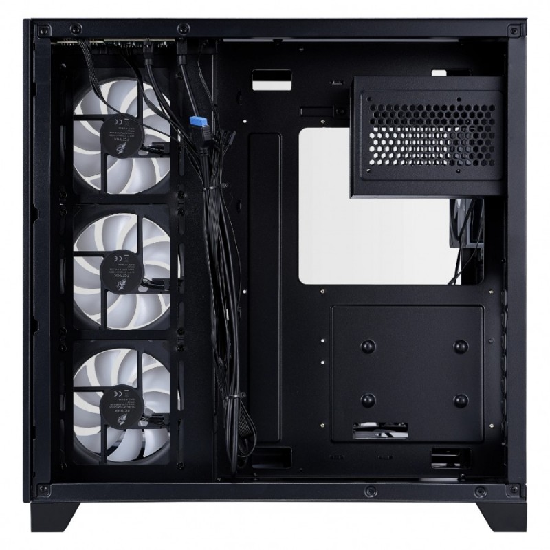1stPlayer кутия Case ATX - MEGAVIEW MV8 Black - 7 x 120 mm A-RGB fans included