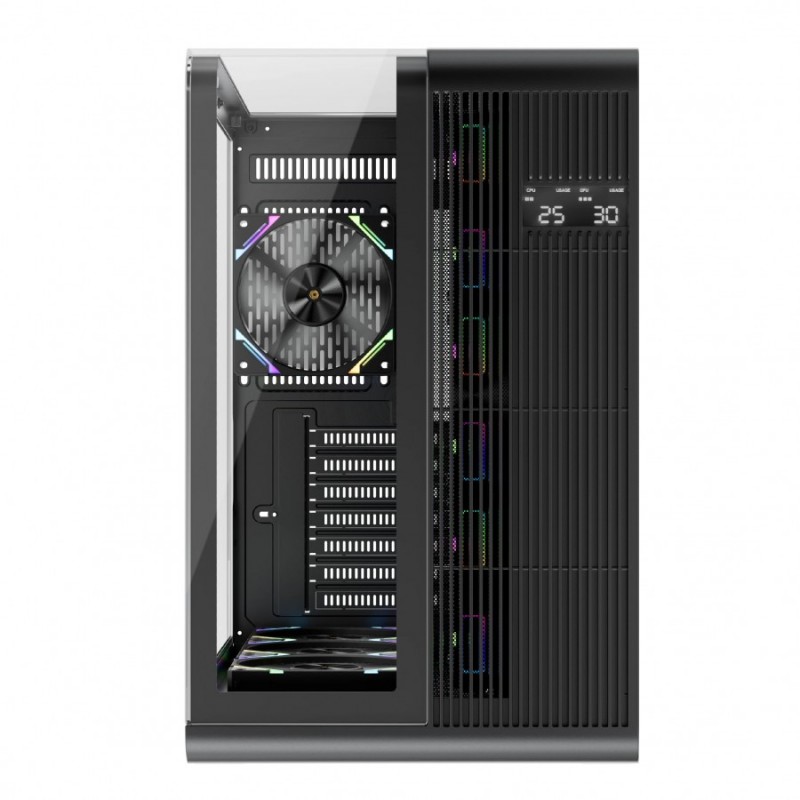 1stPlayer кутия Case ATX - RT7 Black - LED display, RT7-BLACK