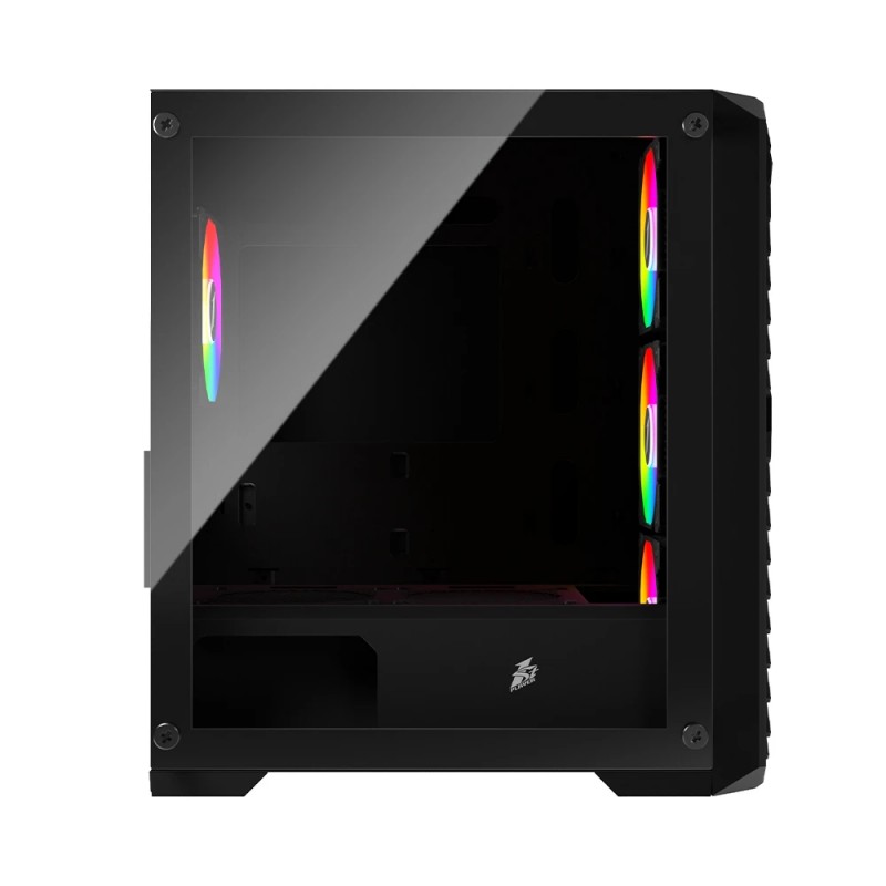 1stPlayer кутия Case mATX - TRILOBITE T5 Black, T5-4F1-BK