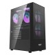 Darkflash кутия Case ATX - A290 Black - 3 x 120 mm RGB fans included, A290-BK