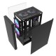 Darkflash кутия Case ATX - A290 Black - 3 x 120 mm RGB fans included, A290-BK
