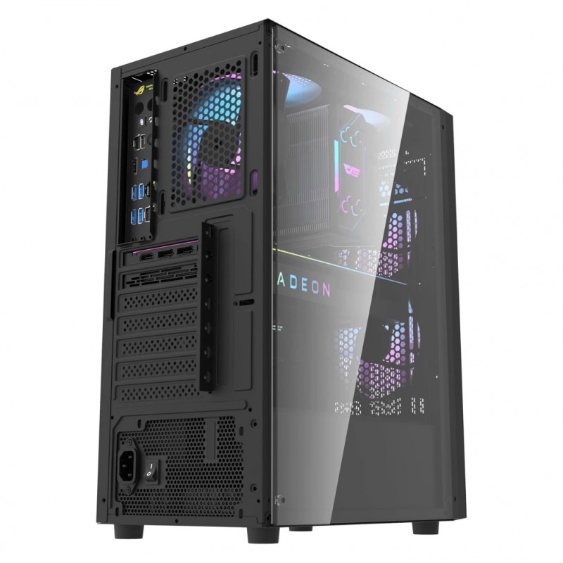 Darkflash кутия Case ATX - A290 Black - 3 x 120 mm RGB fans included, A290-BK
