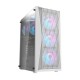 Darkflash кутия Case ATX - DK352 White - 4 fans included, DK352-WH