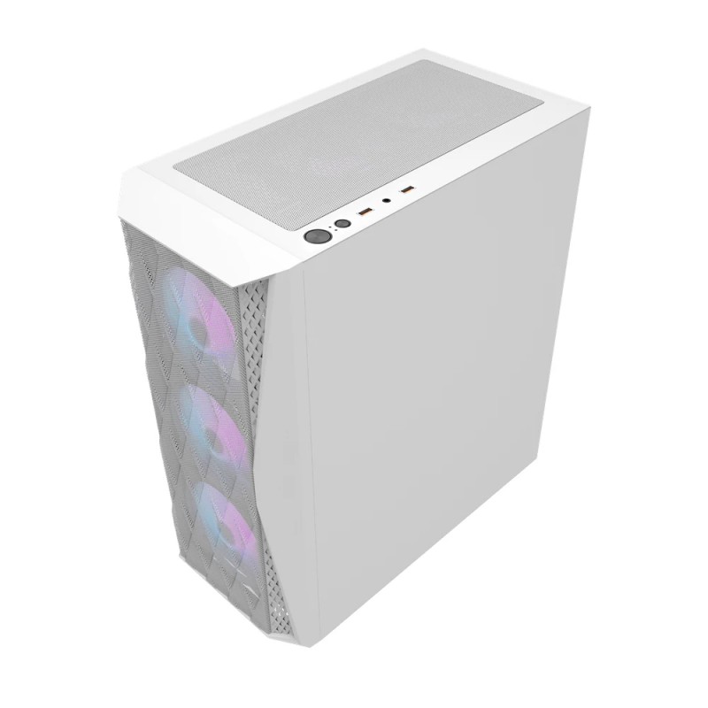Darkflash кутия Case ATX - DK352 White - 4 fans included, DK352-WH