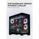 Darkflash кутия Case mATX - DS900M White - 6 x 120 mm Infinity Mirror A-RGB