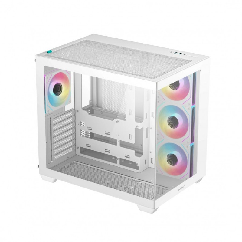 DeepCool кутия Case ATX - CG530 4F White - 4 ARGB Fans, R-CG530-WHADA4-G-1