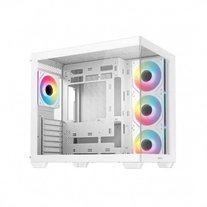 DeepCool кутия Case ATX - CG530 4F White - 4 ARGB Fans, R-CG530-WHADA4-G-1