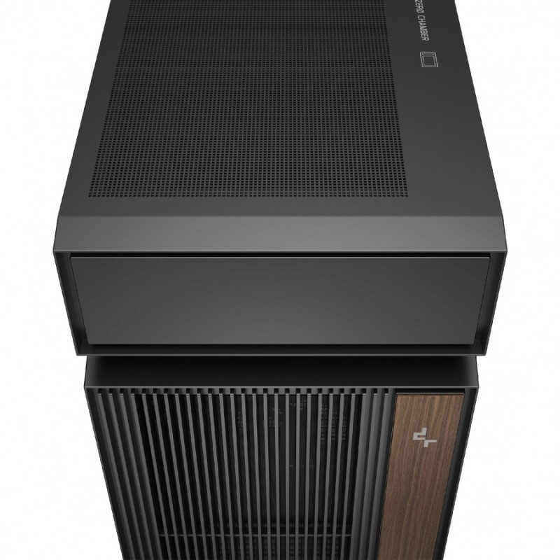 DeepCool кутия Case ATX - CL6600 - Modular Split-Chamber, 360 mm AIO Pre-Installed, 2 ARGB fans